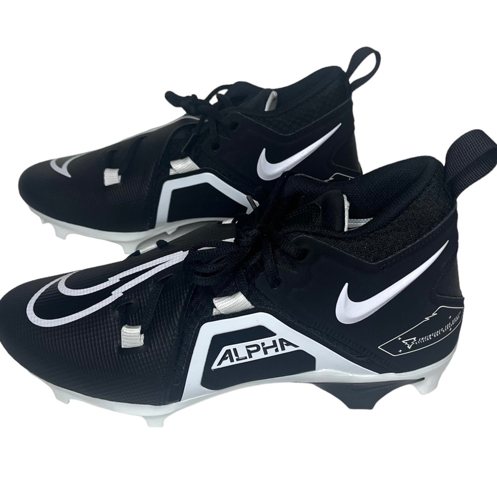 [CT6649-001] Nike Men’s Alpha Menace Pro 3 Black/White Football Cleats